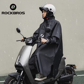 [จัดส่งโดย Shopee]Rockbros เสื้อกันฝน ผ้าโพลีเอสเตอร์ กันน้ํา อเนกประสงค์ สําหรับผู้ชาย และผู้หญิง เหมาะกับการขี่รถจักรยานไฟฟ้า