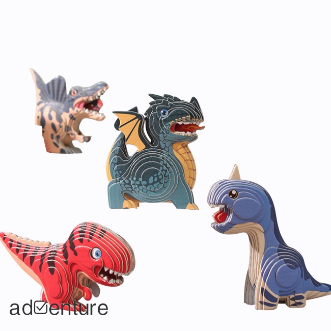 adven-โมเดลไดโนเสาร์-3d-ของเล่นเสริมการเรียนรู้เด็ก-diy