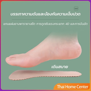 ภาพขนาดย่อของภาพหน้าปกสินค้าแผ่นรอง รองเท้าส้นสูง แบบนิ่ม กันลื่น มีกาวในตัว ดูดซับเหงื่อ สําหรับผู้หญิง รองเท้าแฟชั่น High heel insole จากร้าน thaihomecenter บน Shopee ภาพที่ 3