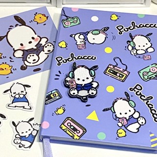 สมุดโน๊ตบุ๊ค ลายการ์ตูนน่ารัก Pachacco B6 Velcro Sanrio แบบสร้างสรรค์