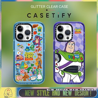 【Glitter Shiny】เคสโทรศัพท์มือถืออะคริลิคแข็ง เนื้อแมตต์ กันกระแทก ลายการ์ตูน Toy Story สําหรับ iPhone14 13 12 11 Pro Max