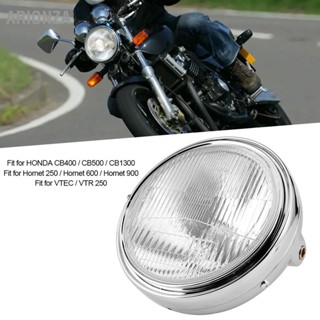 ARIONZA 7-7/8in 35W Bright รถจักรยานยนต์ไฟหน้าไฟหน้าเหมาะสำหรับ CB400 CB500 CB1300