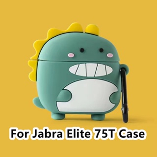 【จัดส่งด่วน】เคสหูฟัง แบบนิ่ม ลายการ์ตูน สําหรับ Jabra Elite 75T Jabra Elite 75T