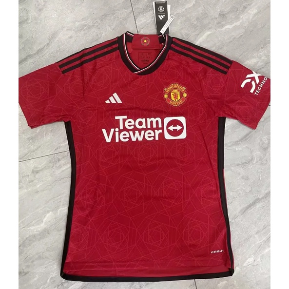 เสื้อกีฬาแขนสั้น-ลายทีมชาติฟุตบอล-manchester-united-2324-ชุดเหย้า