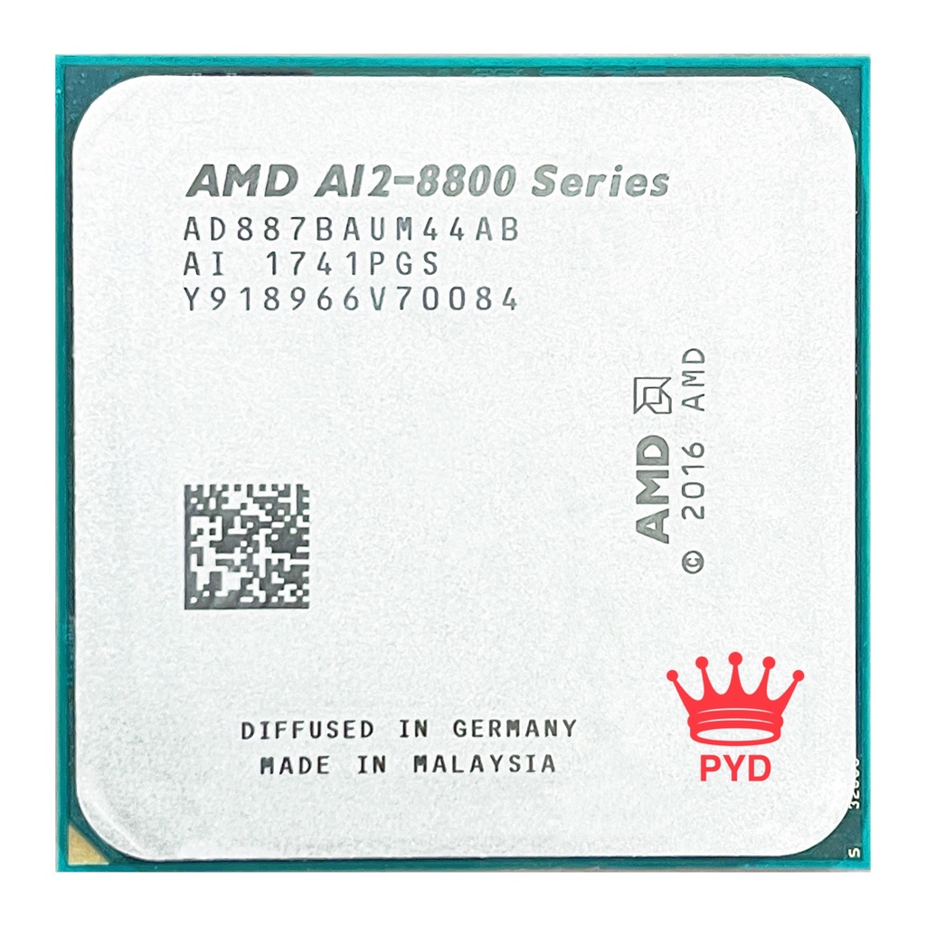 ซ็อกเก็ตหน่วยประมวลผล CPU AMD PRO A12-8870 A12 8870 A12 8800 3.7 GHz ...