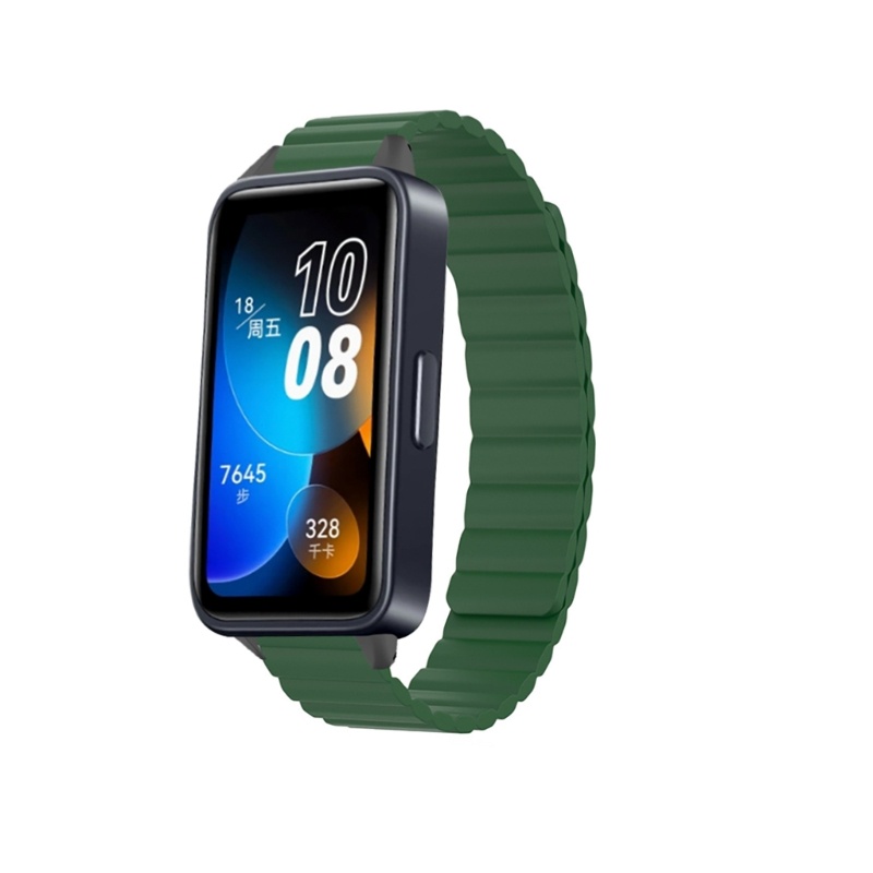 3c-สายนาฬิกาข้อมือซิลิกา-แม่เหล็ก-กันน้ํา-ปรับได้-สําหรับ-band-8-smartwatch