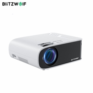 Blitzwolf® Bw-v6 โปรเจคเตอร์ 1080P DRM L1 Linux OS 450ANSI Lumens Dual WIFI บลูทูธ 5.0