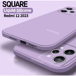 เคสโทรศัพท์ซิลิโคน TPU แบบนิ่ม ทรงสี่เหลี่ยม กันกระแทก สําหรับ Redmi 12 Redmi 12 Redmi12 12Redmi 12C 12 C 4G 5G 2023 2023