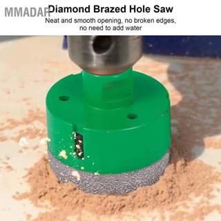 MMADAR 6PCS Diamond Hole Saw Angle Grinder Brazed Opener สำหรับกระเบื้องแก้วหินอ่อน M14 ด้ายหญิง
