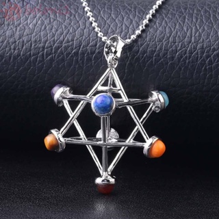 [COD] Hollow Healing Reiki Merkaba Chakras 7 Chakra Necklace