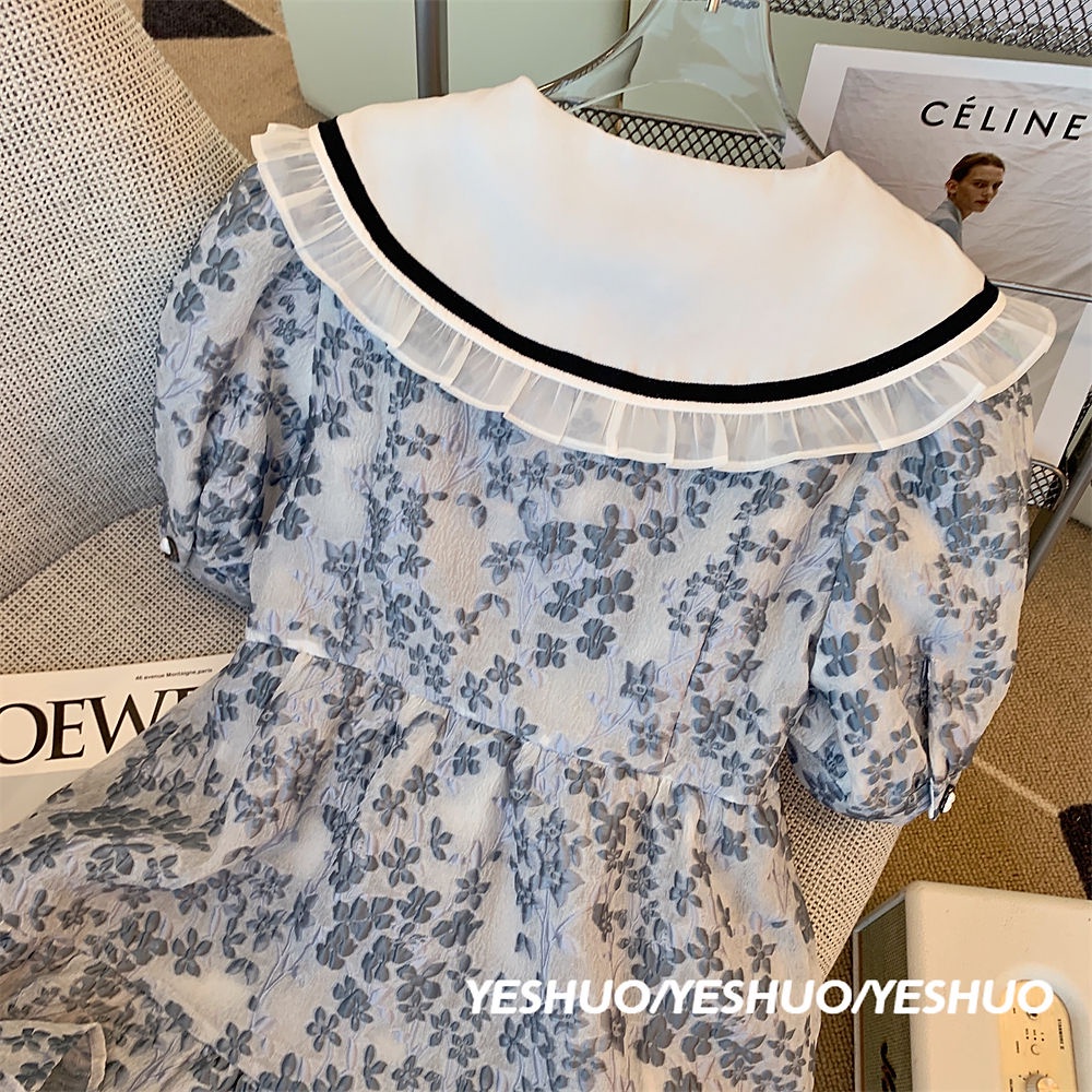ลุคสาวหวานรับซัมเมอร์-2023-ชุดใหม่ที่เสริมเอวให้ผอมเพรียว-กระโปรงบานสะพรั่ง-ผ้าปูโต๊ะ-ผ้าปูโต๊ะ-ผ้าซิ่น-กระโปรงลายดอกไม้