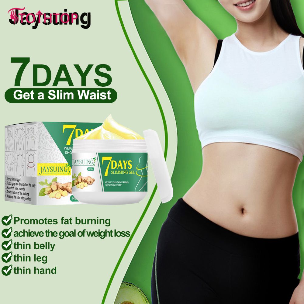 Jaysuing 7 Days Ginger Slimming Cream Ginger Slimming Cream Burn Fat Slim Cream Body Fat Burner