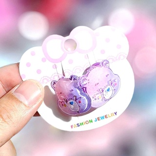 ยางรัดผมเด็กผู้หญิง Care Bears มัดไปโรงเรียน งานน่ารัก ขนาดประมาณ 2.5 × 2 cm พร้อมส่ง 7 ลาย