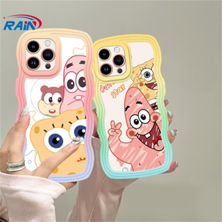 เคสโทรศัพท์มือถือ TPU ลายสพันจ์บ็อบน่ารัก สําหรับ Samsung A24 A14 A04 A04E M23 A13 A03S A53 A73 A33 A02 A50S A30S A23 A22 A21S A12 A02S A11 A51 A30 A52 M12 A71 A53 A32