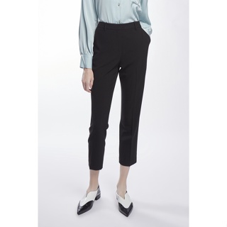 ESPADA กางเกงทรงสลิม ผู้หญิง สีดำ | Slim Fit Trousers | 4675