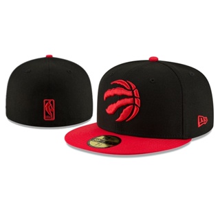 หมวกแก๊ป ปักลาย NBA Toronto Raptors 59FIFTY คุณภาพสูง สําหรับผู้ชาย และผู้หญิง