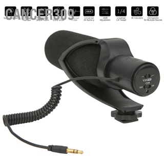 Cancer309 CVM-V30 PRO Pointing Condenser Microphone พร้อม Wind Muff สำหรับกล้องถ่ายวิดีโอ SLR