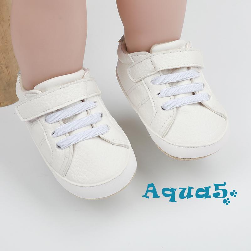 aqq-รองเท้าผ้าใบ-หนัง-pu-พื้นนิ่ม-กันลื่น-สําหรับเด็กวัยหัดเดิน