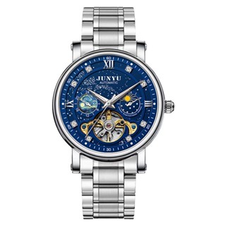 Junyu Brand Watch [พร้อมส่ง] 1072 นาฬิกาข้อมืออัตโนมัติ เรืองแสง กันน้ํา สําหรับผู้ชาย