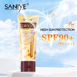 Saniye Cross-Border Isolation ครีมกันแดด SPF90+++ โลชั่นให้ความชุ่มชื้น กันน้ํา