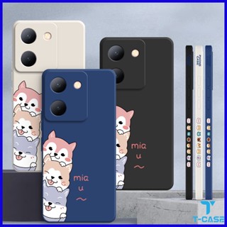 เคส Vivo Y27 5G Y36 5G Y22 Y22S Y21 Y21S Y20 Y20S Y21T Y12S เคสซิลิโคนนิ่ม ลายสุนัขน่ารัก ป้องกันเลนส์ สําหรับ เคสซิลิโคนนิ่ม ลายสุนัขน่ารัก 2A-GG