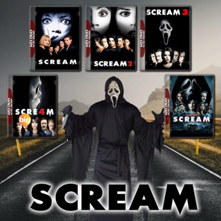 แผ่น DVD หนังใหม่ SCREAM สครีม หวีดสุดขีด ภาค 1 - 5 DVD Master เสียงไทย (เสียง ไทย/อังกฤษ ซับ ไทย/อังกฤษ) หนัง ดีวีดี