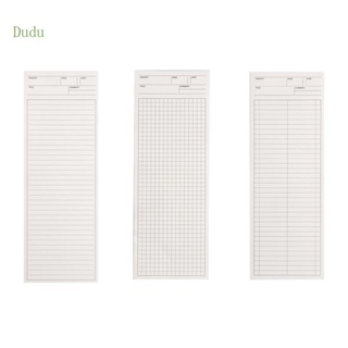 Dudu กระดาษโน้ต 50 แผ่น เรียบง่าย สําหรับวางแผน ชอปปิ้ง เตือนความจํา วางแผน บ้าน