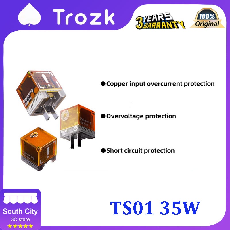 trozk-ts01-อัญมณี-35w-ไนไตรด์-แกลเลียมไนไตรด์-หัวชาร์จเร็ว-pd-35w