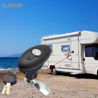 ALASKAR กล่องเครื่องมือ RV ขนาด 32 มม. ล็อคสีดำกันน้ำกันกระแทก Superior Seal Cabin Lock สำหรับรถพ่วงเรือยอชท์