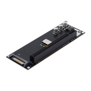 Btsg อะแดปเตอร์การ์ดขยาย SFF-8611 8612 Nvme M 2 SSD เป็น Pcie 4 0 X16