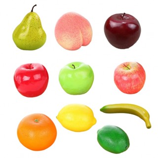 Natural Looking Fake Fruit Set Vibrant Fruits for Storefront and Cabinet Display