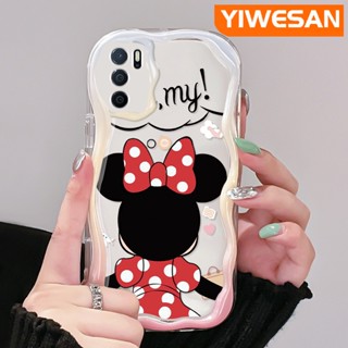 เคสโทรศัพท์มือถือ ซิลิกาใส กันกระแทก ลายมินนี่เมาส์น่ารัก สําหรับ OPPO A16 A16s A54s A54 A55