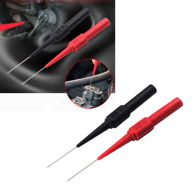 0.7 มม.30V รถ Tip Probes เครื่องมือวินิจฉัย Auto Multimeter ทดสอบตะกั่ว ...