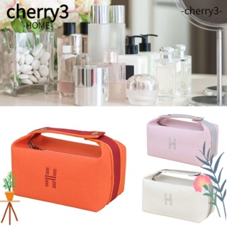 Cherry3 กระเป๋าเครื่องสําอาง ความจุขนาดใหญ่ เรียบง่าย สําหรับผู้หญิง