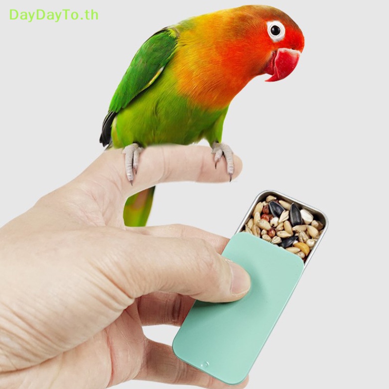 daydayto-โหลใส่อาหารนกแก้ว-แบบมือถือ-ขนาดเล็ก-ของเล่นสําหรับฝึกนกแก้ว-th