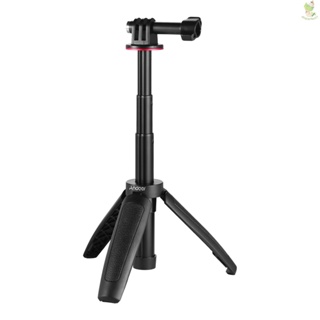 Andoer MT-09 ขาตั้งกล้องเซลฟี่ แบบสามขา ขนาดเล็ก ขยายได้ แบบเปลี่ยน สําหรับกล้องแอคชั่น Vlog Selfie Stick Bracket Came-8.9