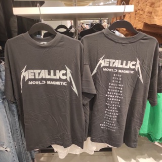 [S-5XL]เสื้อยืด ลาย Store Metallica x H&amp;M แบบดั้งเดิม