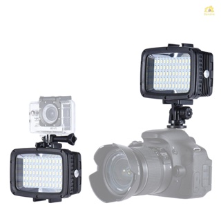 Banana_pie Andoer โคมไฟ LED 1800LM 3 โหมด กันน้ํา 40 ม. 5500K 60 ชิ้น สําหรับกล้องแอคชั่น DSLR 10 Xiaomi Yi SJCAM