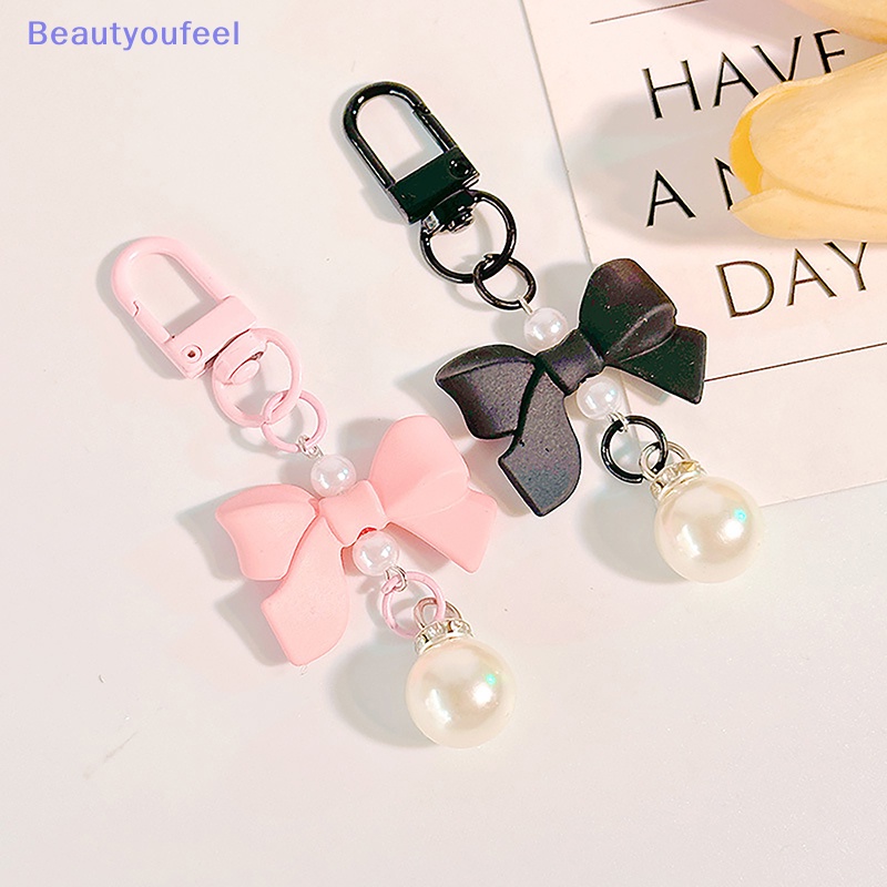 beautyoufeel-พวงกุญแจ-จี้โบว์-สีแคนดี้-แฟชั่น-y2k-สําหรับห้อยกระเป๋าถือ