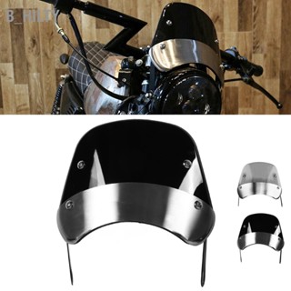 B_HILTY กระจกหน้ารถมอเตอร์ไซค์ป้องกันลม Deflector Retro Design Universal Motorbike อุปกรณ์เสริม