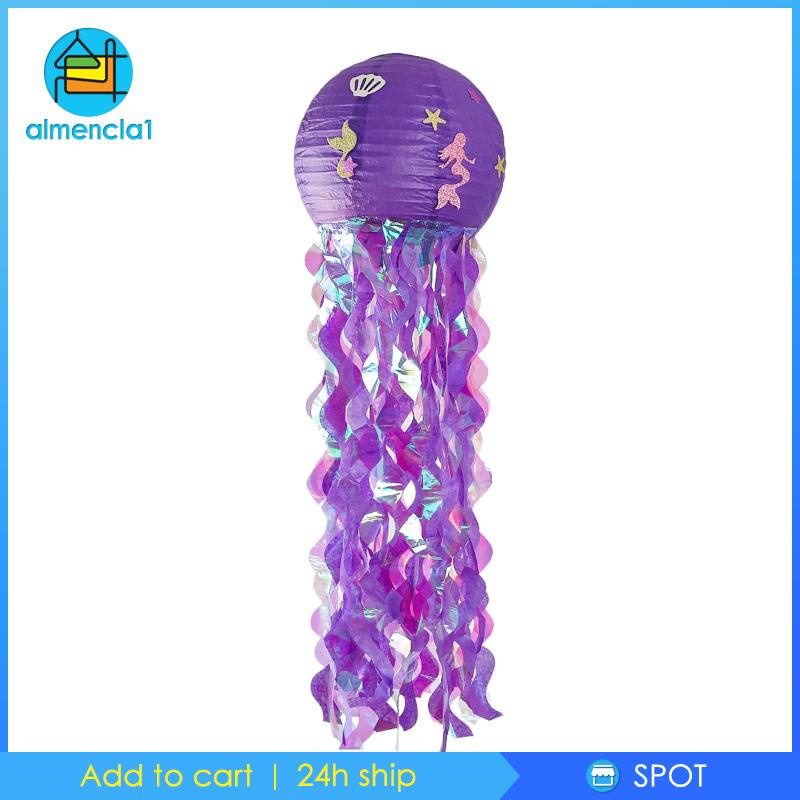 almencla1-โคมไฟกระดาษ-รูปนางเงือก-พร้อมจุด-สวยงาม-สว่าง-สําหรับแขวนตกแต่งผนังบ้าน-ปาร์ตี้เด็ก