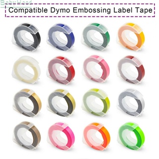 【Big Discounts】Brand New 3D Label Tape For Dymo Manual Labels Black Blue Embossed Red#BBHOOD