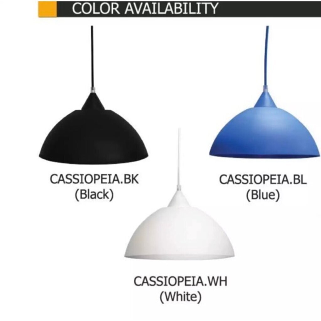 ภาพหน้าปกสินค้าBEC โคมไฟแขวนเพดาน โคมไฟห้อย รุ่น Cassiopeia E27 สีดำ,สีขาว,สีน้ำเงิน จากร้าน pceshops บน Shopee