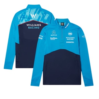 เสื้อโปโลแขนยาว ลายทีมแข่ง F1 Racing Jersey + Williams Racing 2023 แฟชั่นฤดูร้อน สําหรับผู้ชาย และผู้หญิง 2023