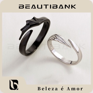 Beautibank แหวนคู่รัก ลายนางฟ้า และปีศาจ สําหรับผู้ชาย และผู้หญิง 1 ชิ้น