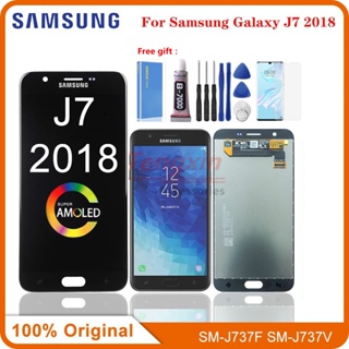 อะไหล่หน้าจอดิจิทัล LCD TFT 5.5 นิ้ว สําหรับ Samsung Galaxy J7 2018 SM-J737 J737A J737T