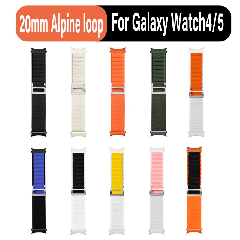 สายนาฬิกาข้อมือไนล่อน-20-มม-สําหรับ-samsung-galaxy-watch-5-4-44-มม-40-มม-alpine-loop-nylon-bracelet-correa-watch-4-classic-5-pro-45-มม-46-มม