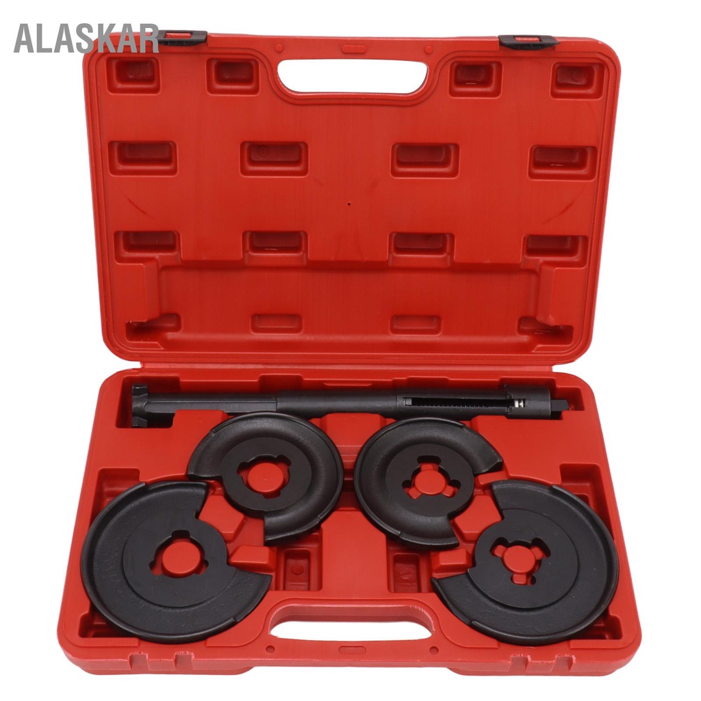 alaskar-5pcs-suspension-coil-spring-compressor-ชุดเปลี่ยนสำหรับ-w107-w114-w115-w116-w123-w126-w140-w203-เพลาหลัง