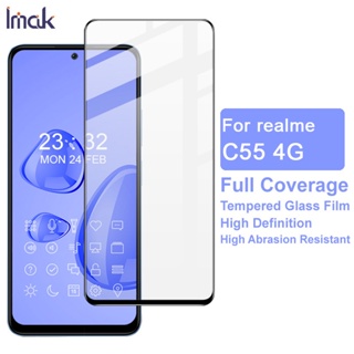 Original Imak Realme C55 4G กระจกนิรภัย กาวเต็ม ฟิล์มกันรอยหน้าจอ