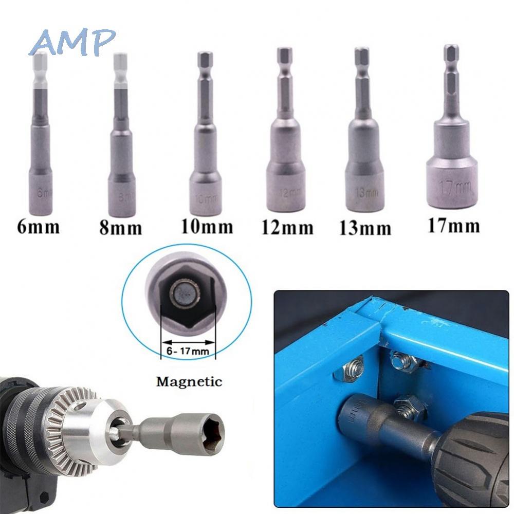 【S】Socket Wrench Hexagon Nut Socket Adapter Extension Sleeve Chrome